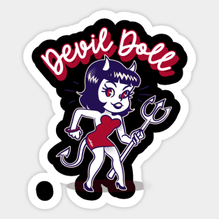 Devil Doll Sticker